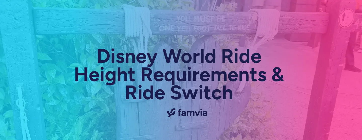 Disney World Ride Height Requirements & Ride Switch