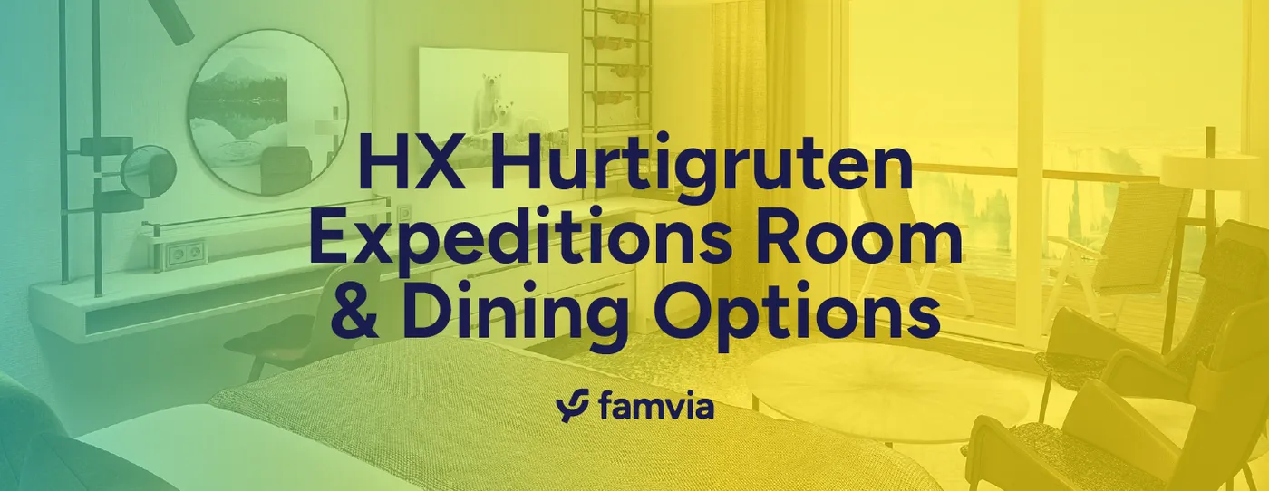 HX Hurtigruten Expeditions Room & Dining Options
