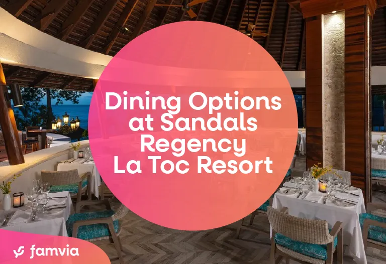 Dining Options at Sandals Regency La Toc Resort