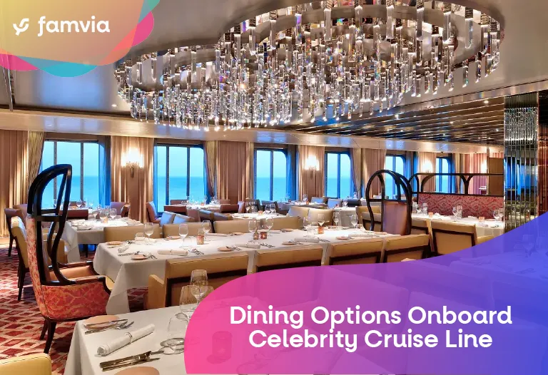 Dining Options Onboard Celebrity Cruise Line