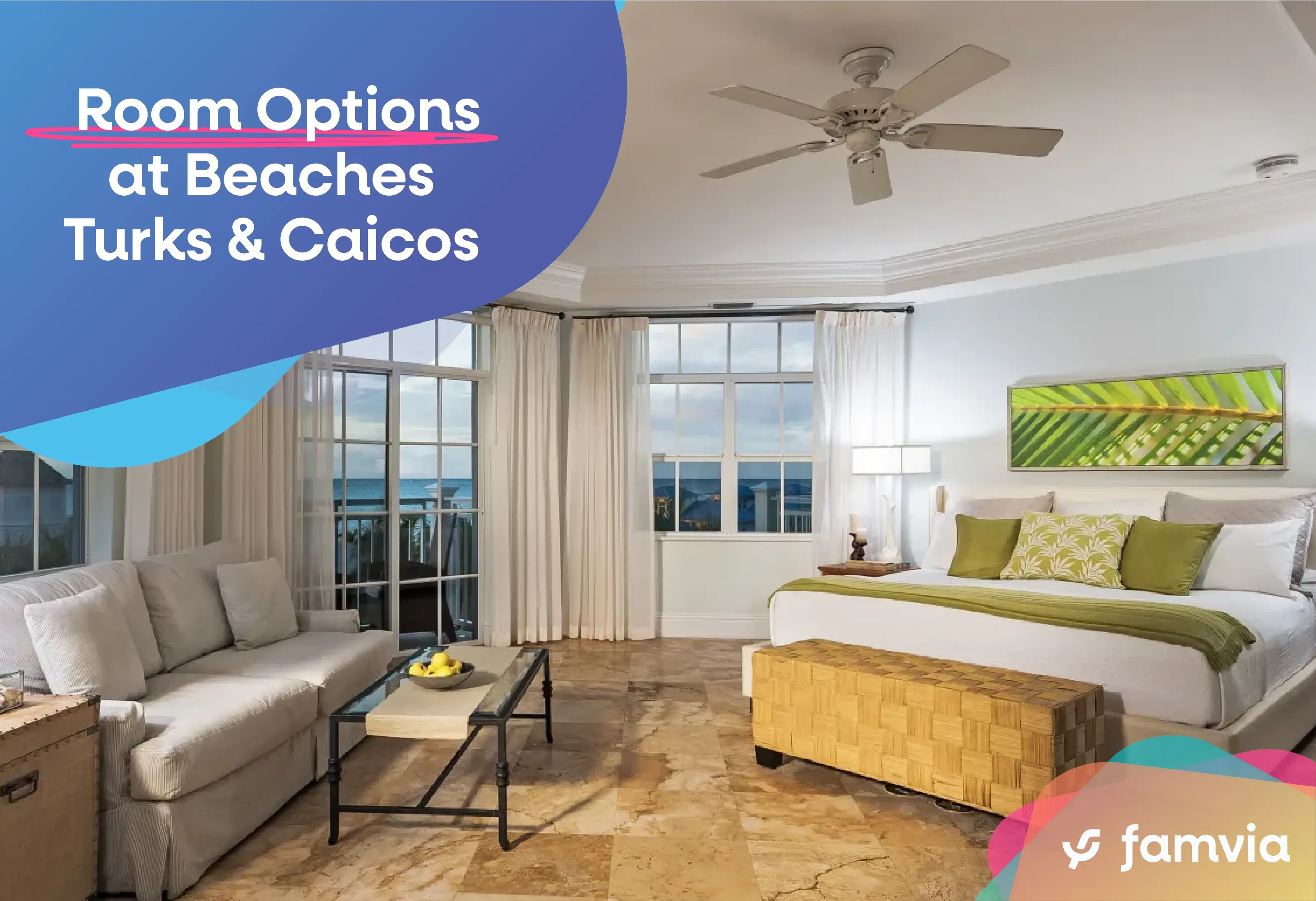 Room Options at Beaches Turks and Caicos